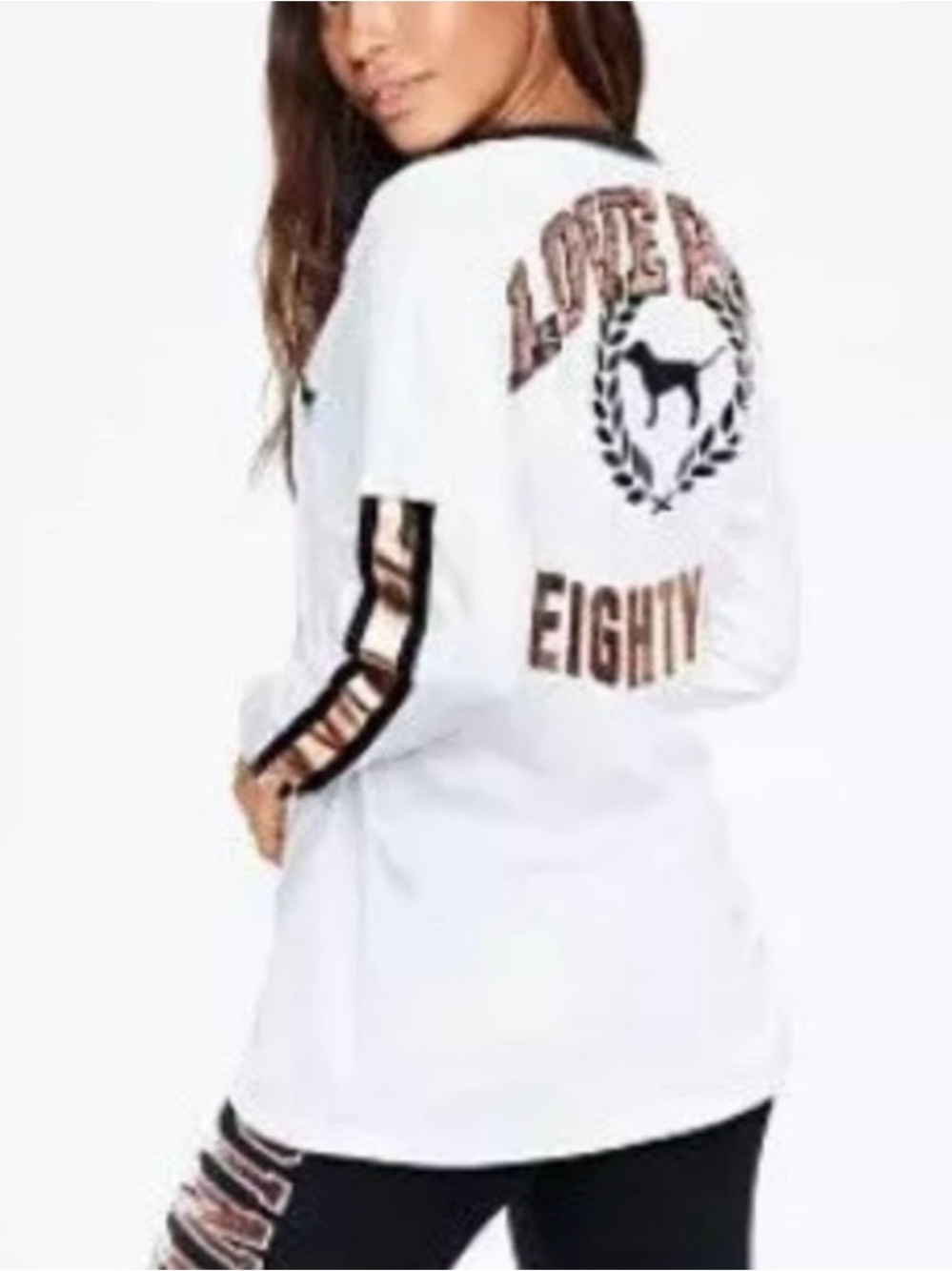 VS. PINK bling long sleeve tee-small NWOT